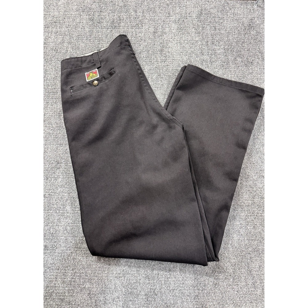 Ben Davis Pants Mens 38 Black 694 Original Fit Workwear Heavy Duty Work Pants